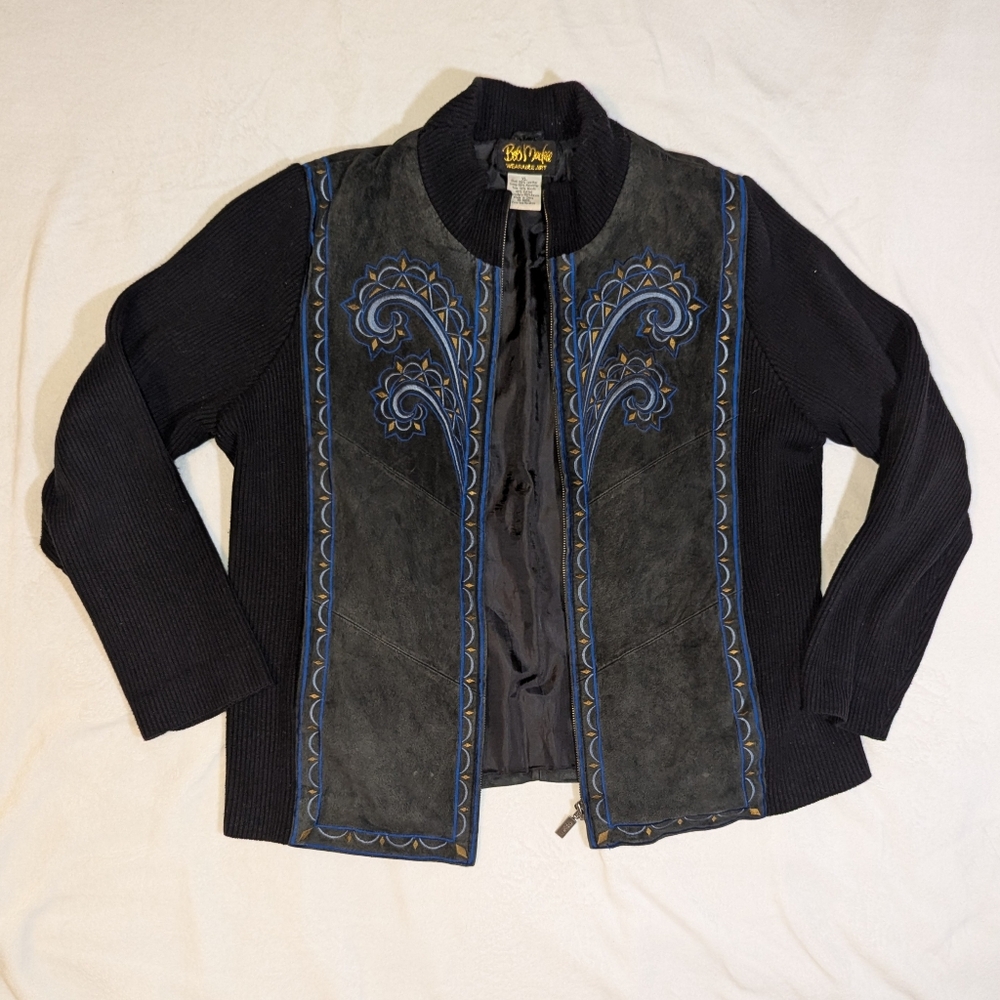 Vintage Bob Mackie Suede Jacket